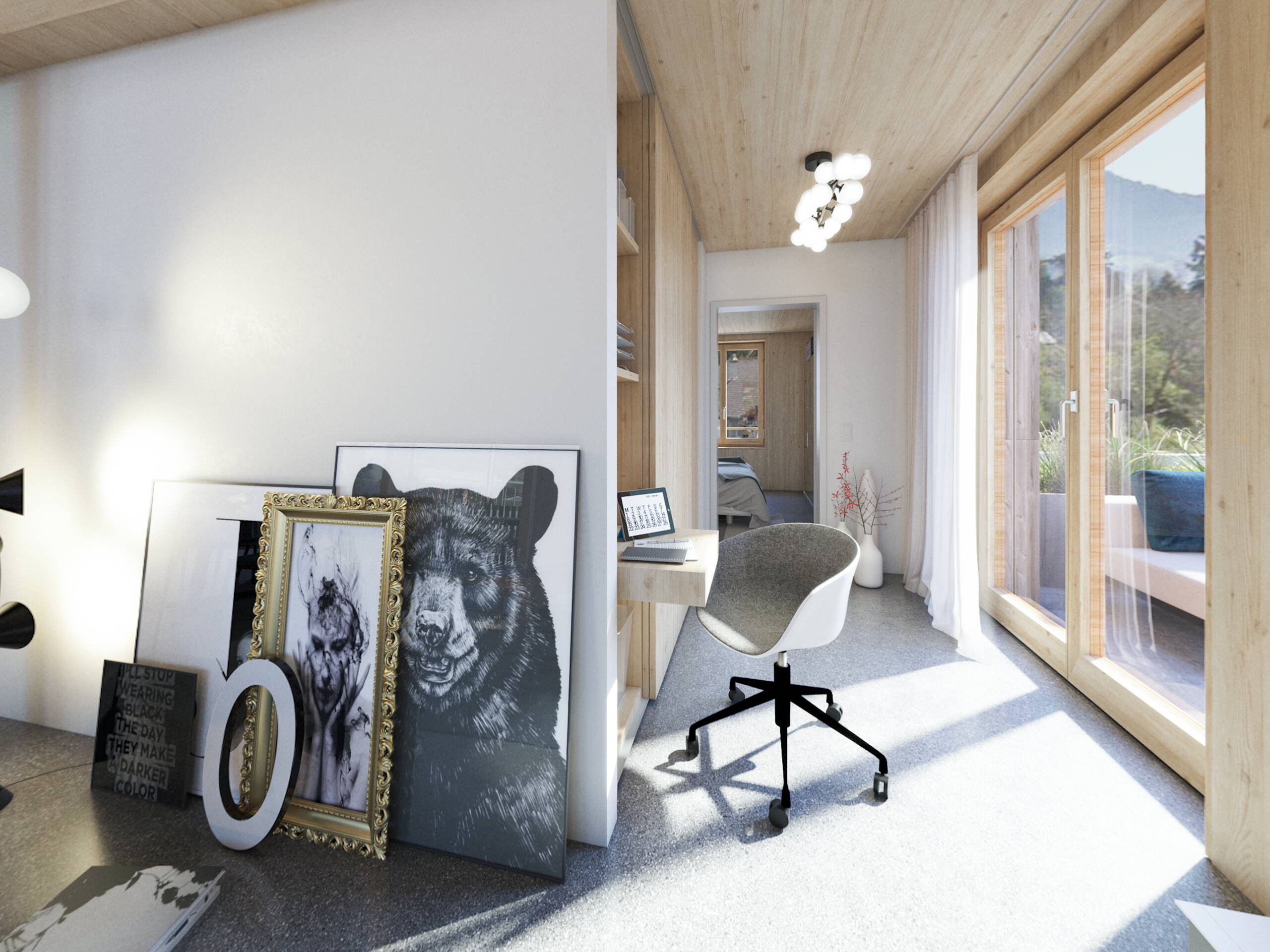 Raumbilder, Innenvisualisierungen, 3D Rendering, Vermarktung, Beratung, Räume, Szenerien, Visualisierungen, Weggishof, Virtuelle Innenarchitektur, Einrichtung, Architekturvisualisierungen, Büro