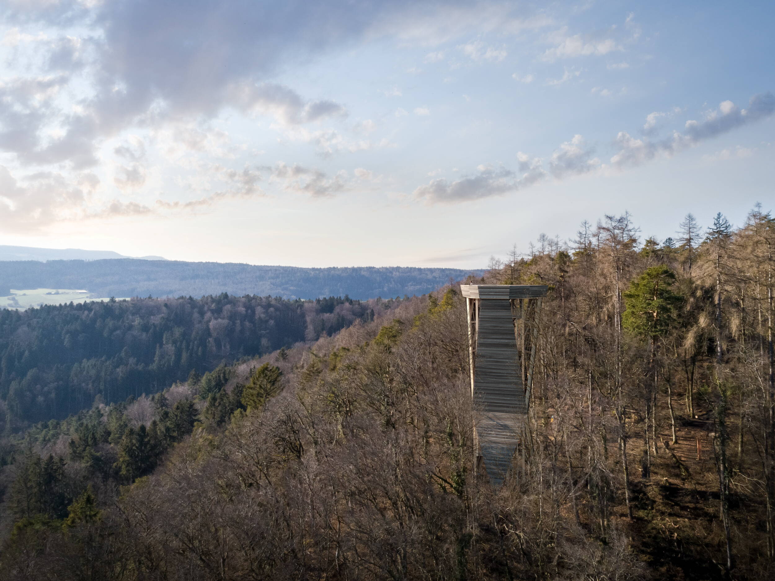 Wettbewerbsvisualisierung, Graf Biscioni, Aussichtsturm Stadel, Zürich, Architekturvisualisierungen, Aussenvisualisierungen, 3d, Rendering, Visualisierung