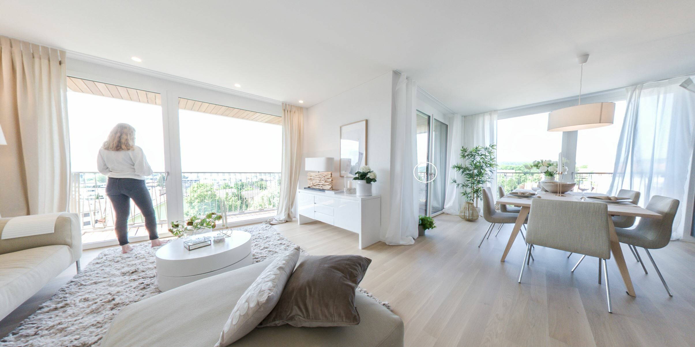 Fotografie, 360° Panoramatour durch die Wohnung, Immopresenter, virtuelle Tour