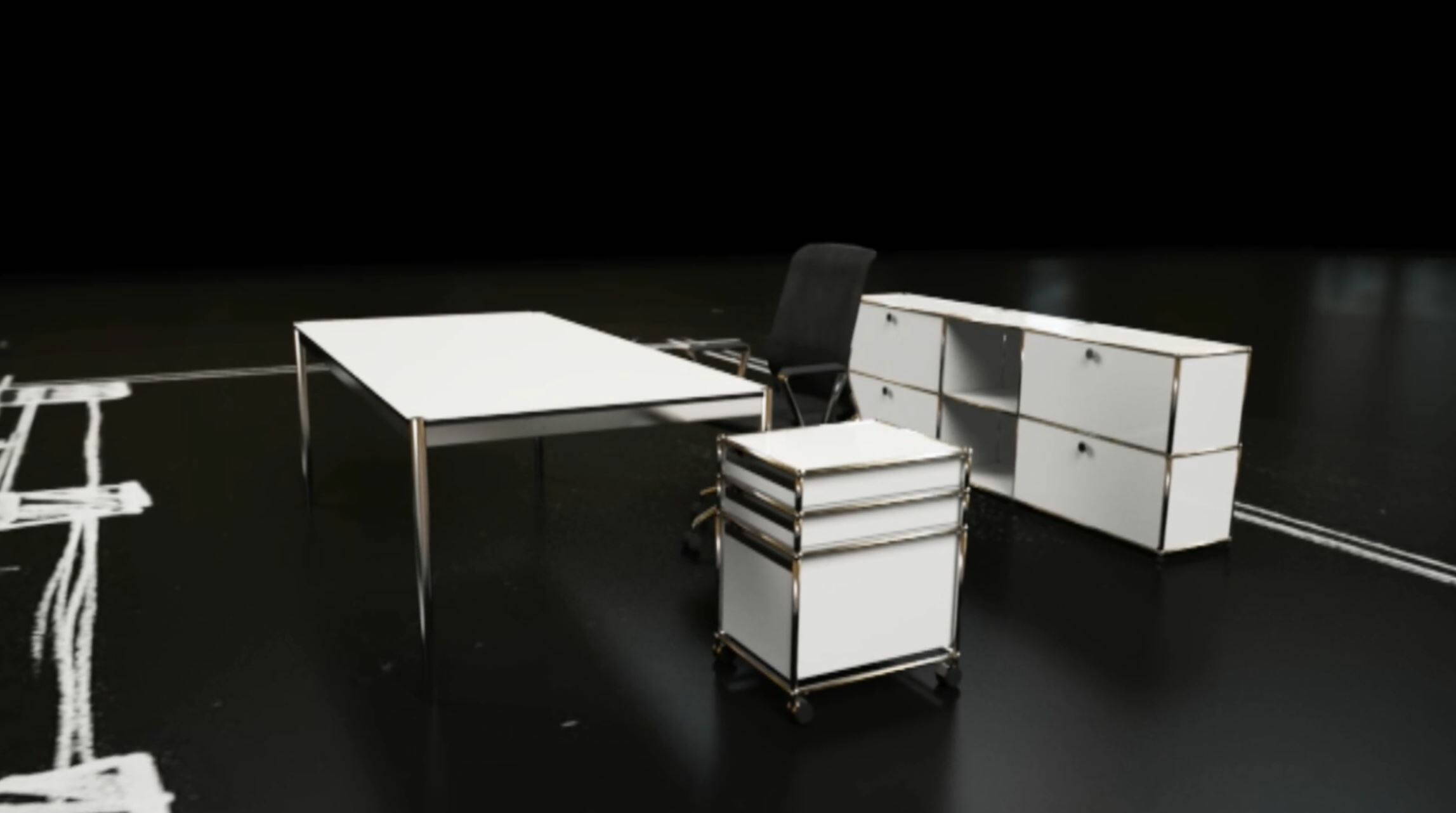 Produktvisualisierungen, USM Haller Möbelbausystem, Animation, 3D Rendering